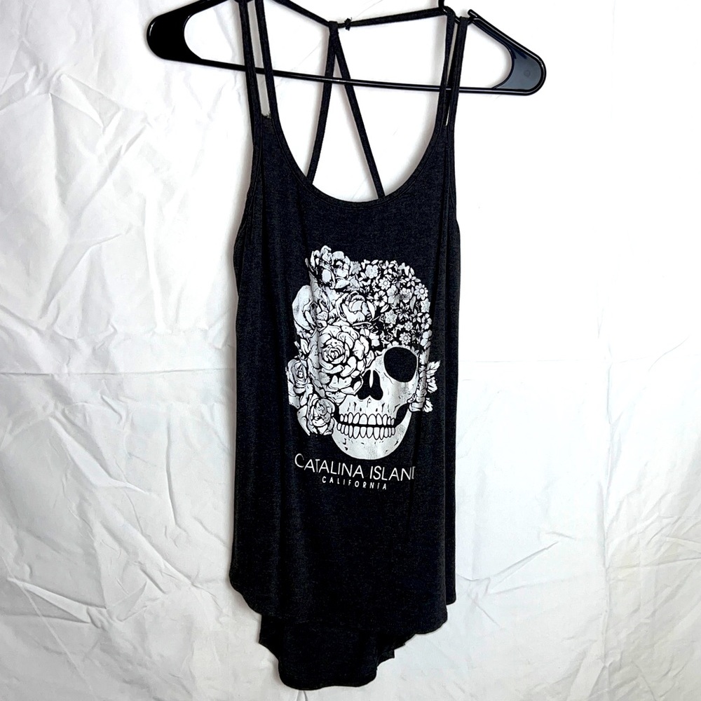 Black Catalina Islands Tank Top